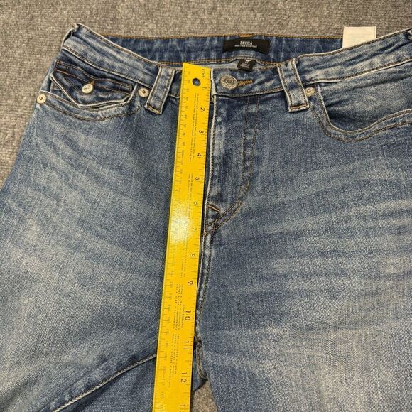 True Religion Becca Bootcut Jeans Womens 30 Blue Mid Rise Lightwash 30x32.5 - Picture 5 of 12